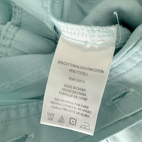 Billy T Womens Light Blue Short Sleeve Utility Jumpsuit With Tie Waist & Pockets - Picture 6 of 13